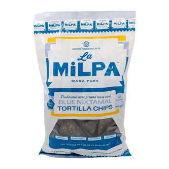 La Milpa De Rosa Masa Pura Blue Nixtamal Tortilla Chips