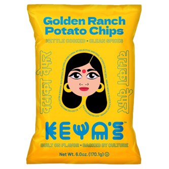Keya's Golden Ranch Kettle Cooked Potato Chips