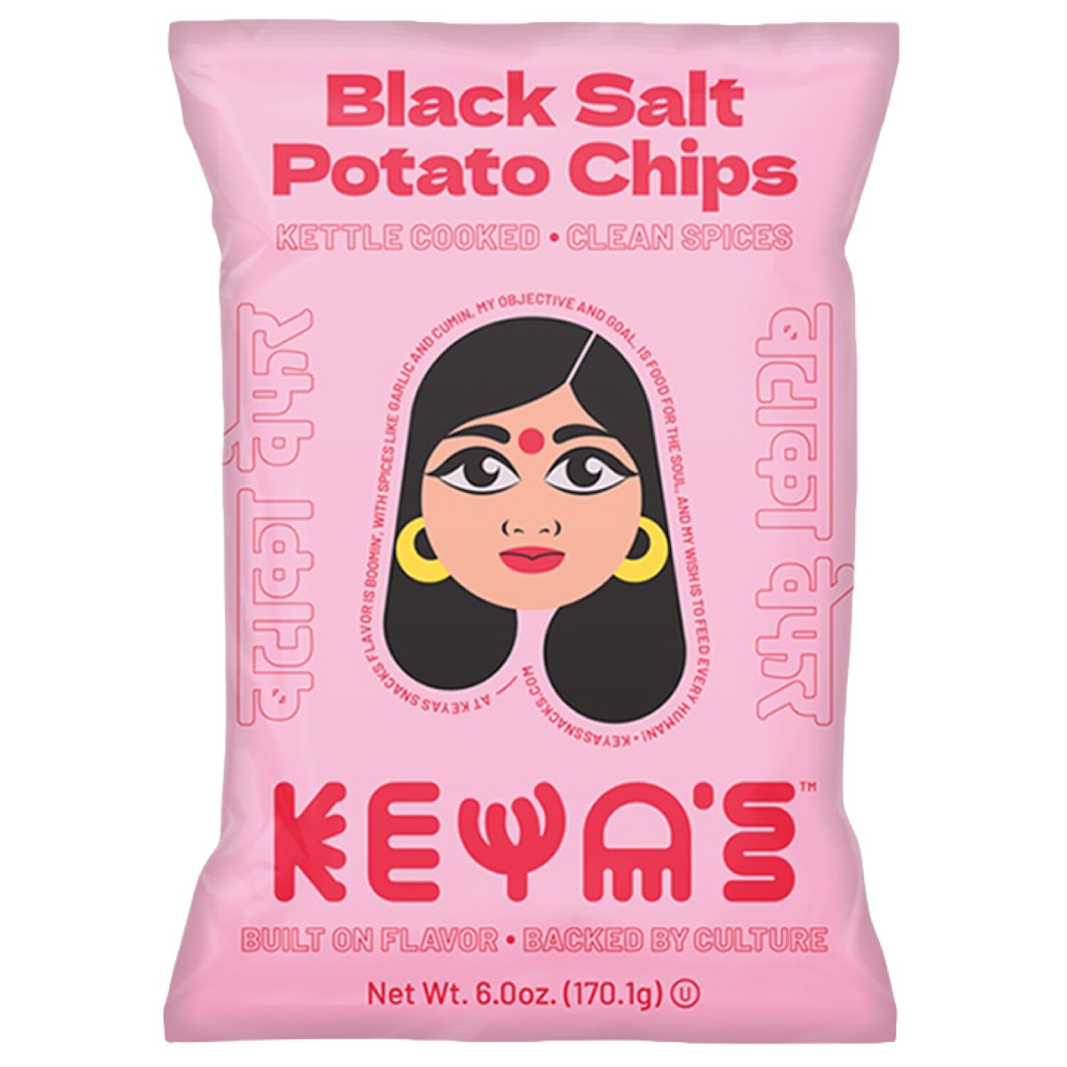Keya's Black Salt Kettle Cooked Potato Chips
