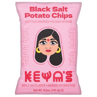 Keya's Black Salt Kettle Cooked Potato Chips