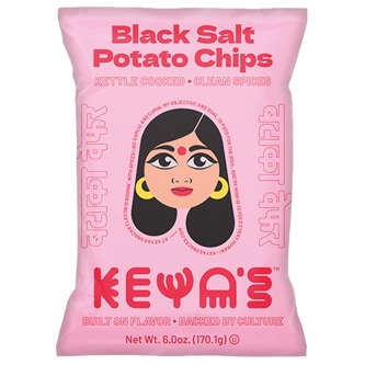 Keya's Black Salt Kettle Cooked Potato Chips