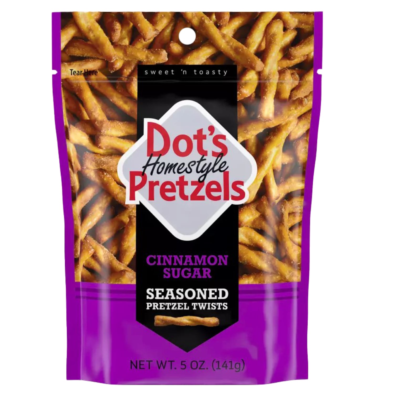 Dot's Homestyle Pretzels Seasoned Pretzel Twists, Cinnamon Sugar