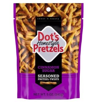 Dot's Homestyle Pretzels Seasoned Pretzel Twists, Cinnamon Sugar