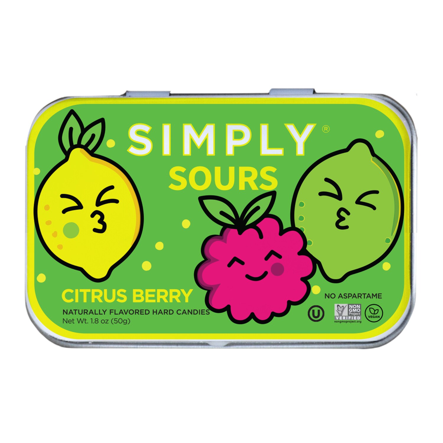 Simply Gum Sours, Citrus Berry