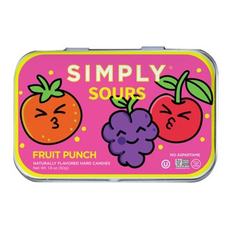 Simply Gum Sours, Fruit Punch