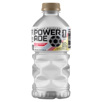 Powerade Sports Drink, White Grape Wave, Plastic Bottle