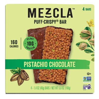 Mezcla Puff-Crispy Bar, Pistachio Chocolate