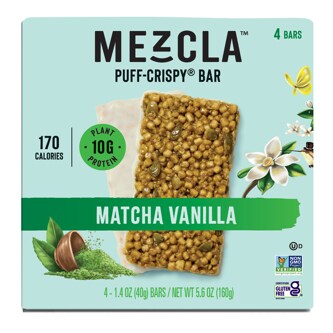 Mezcla Puff-Crispy Bar, Matcha Vanilla
