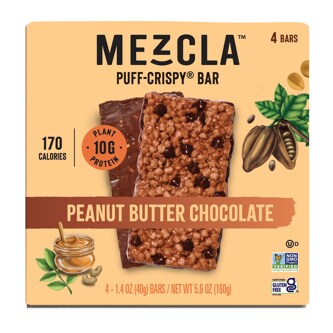 Mezcla Puff-Crispy Bar, Peanut Butter Chocolate