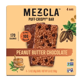 Mezcla Puff-Crispy Bar, Peanut Butter Chocolate