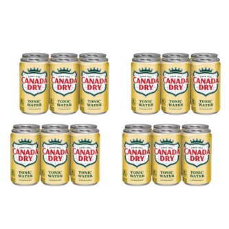 Canada Dry Tonic Water, Mini Cans, Case