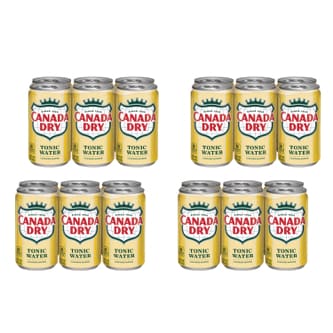 Canada Dry Tonic Water, Mini Cans, Case