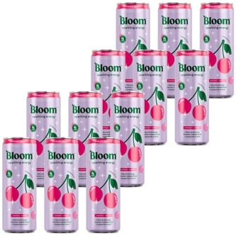 Bloom Sparkling Energy Drink, Shirley Temple, Can, Case