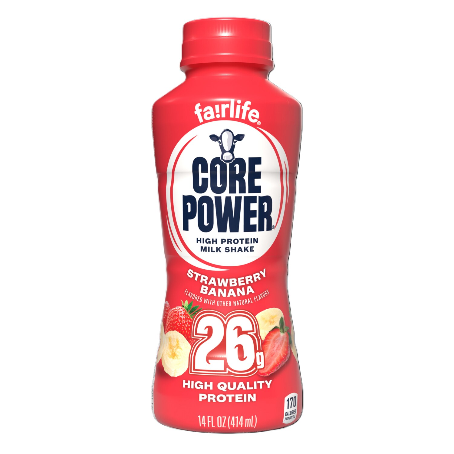 Core Power High Protein Milk Shake, Strawberry Banana, Plastic Bottle
