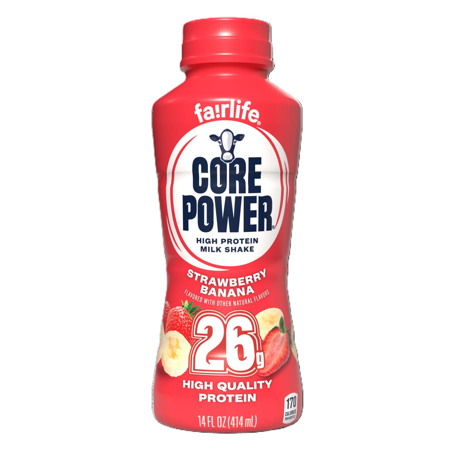 Core Power High Protein Milk Shake, Strawberry Banana, Plastic Bottle