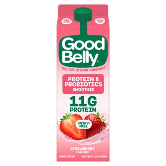 Goodbelly Protein & Probiotic Smoothie, Strawberry