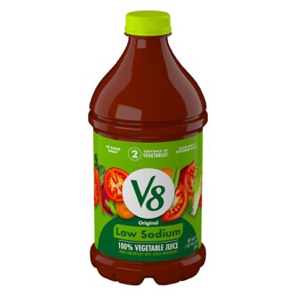 V8 Low Sodium Vegetable Juice, Plastic Bottle