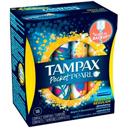 Order Tampax Pocket Pearl Tampons Regular Unscented Fast Delivery
