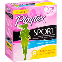 Playtex Sport Tampons Unscented Regular