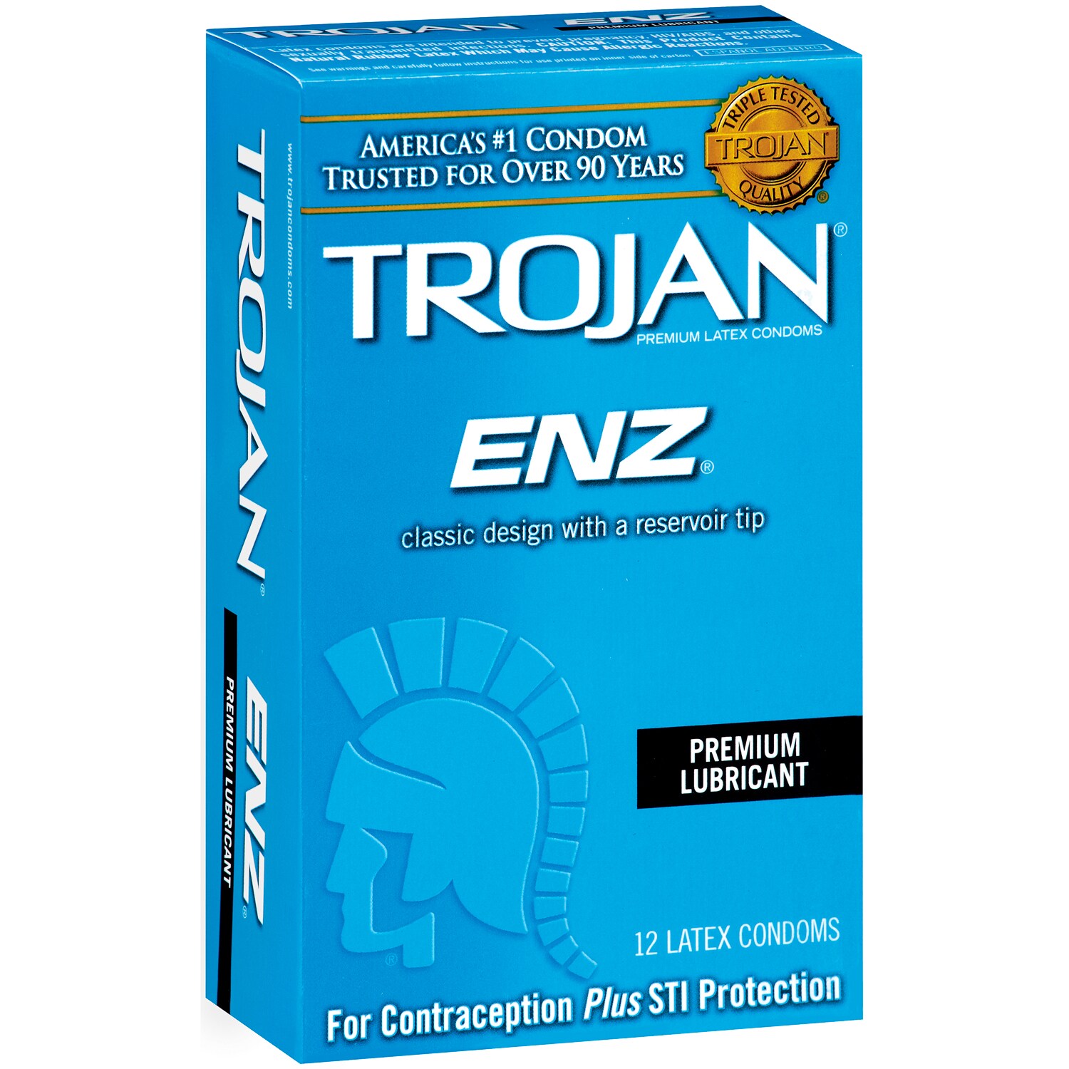 Trojan ENZ Lubricated Condoms 