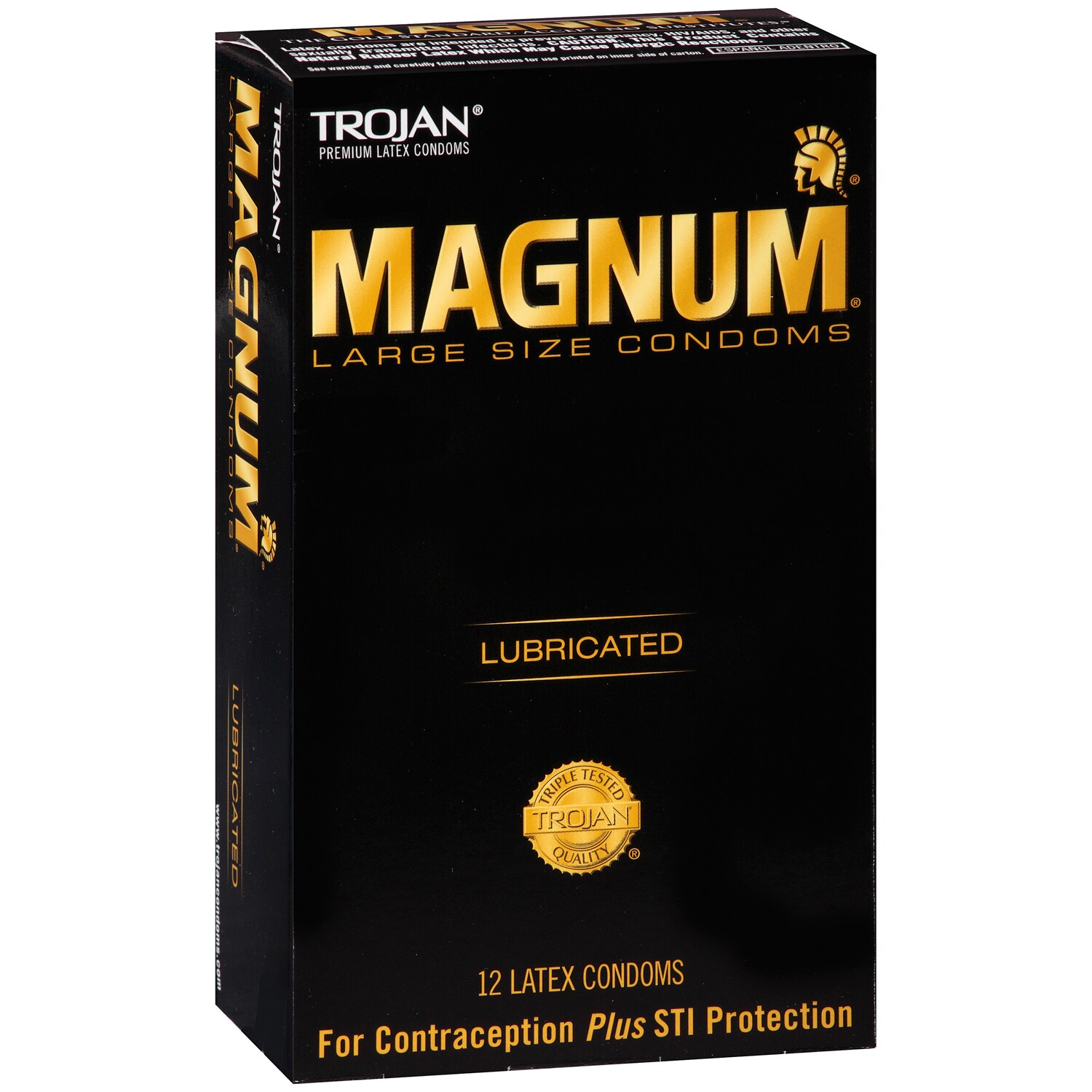 Trojan Magnum Large Size Lubricated Condoms