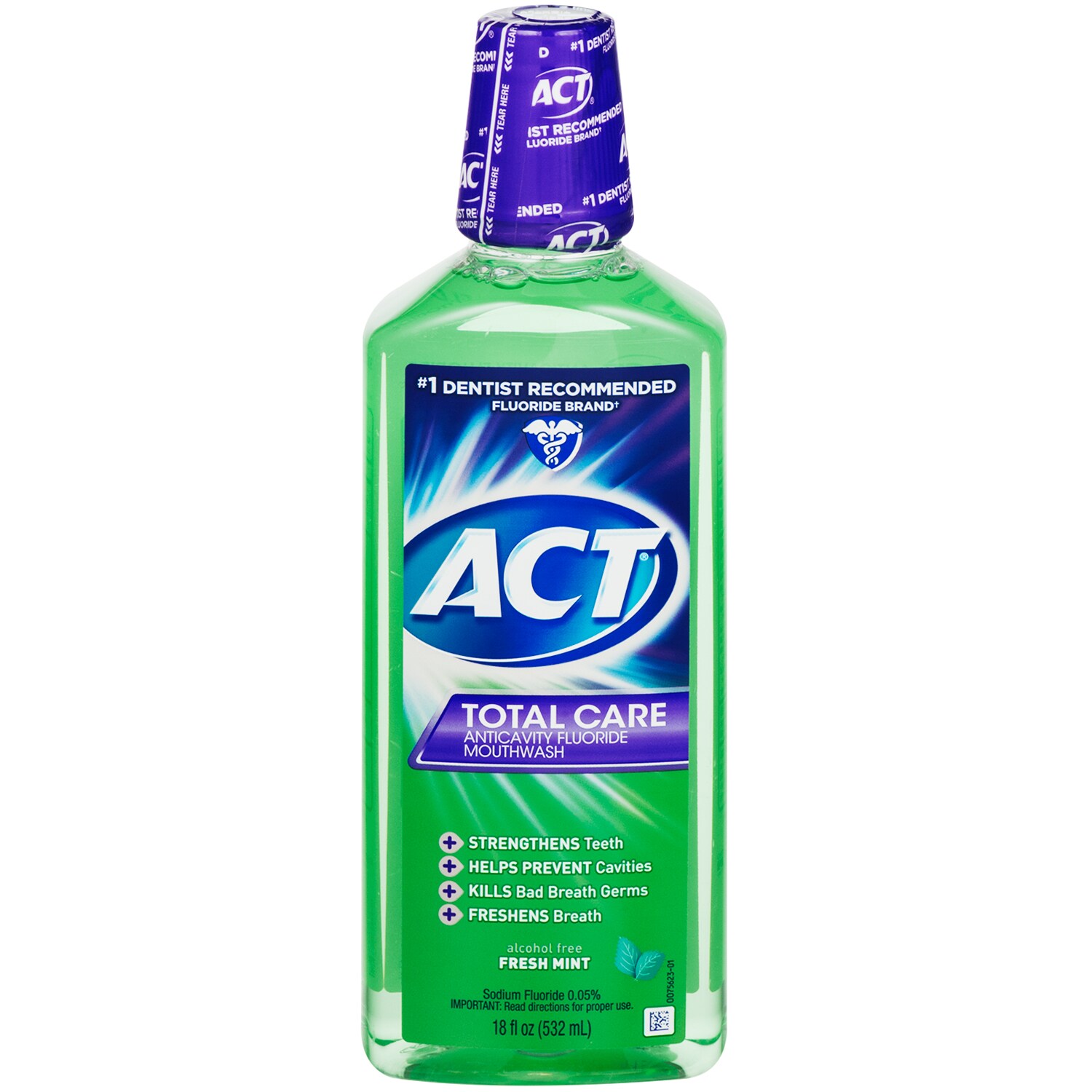 ACT Total Care Anticavity Fluoride Rinse, Fresh Mint