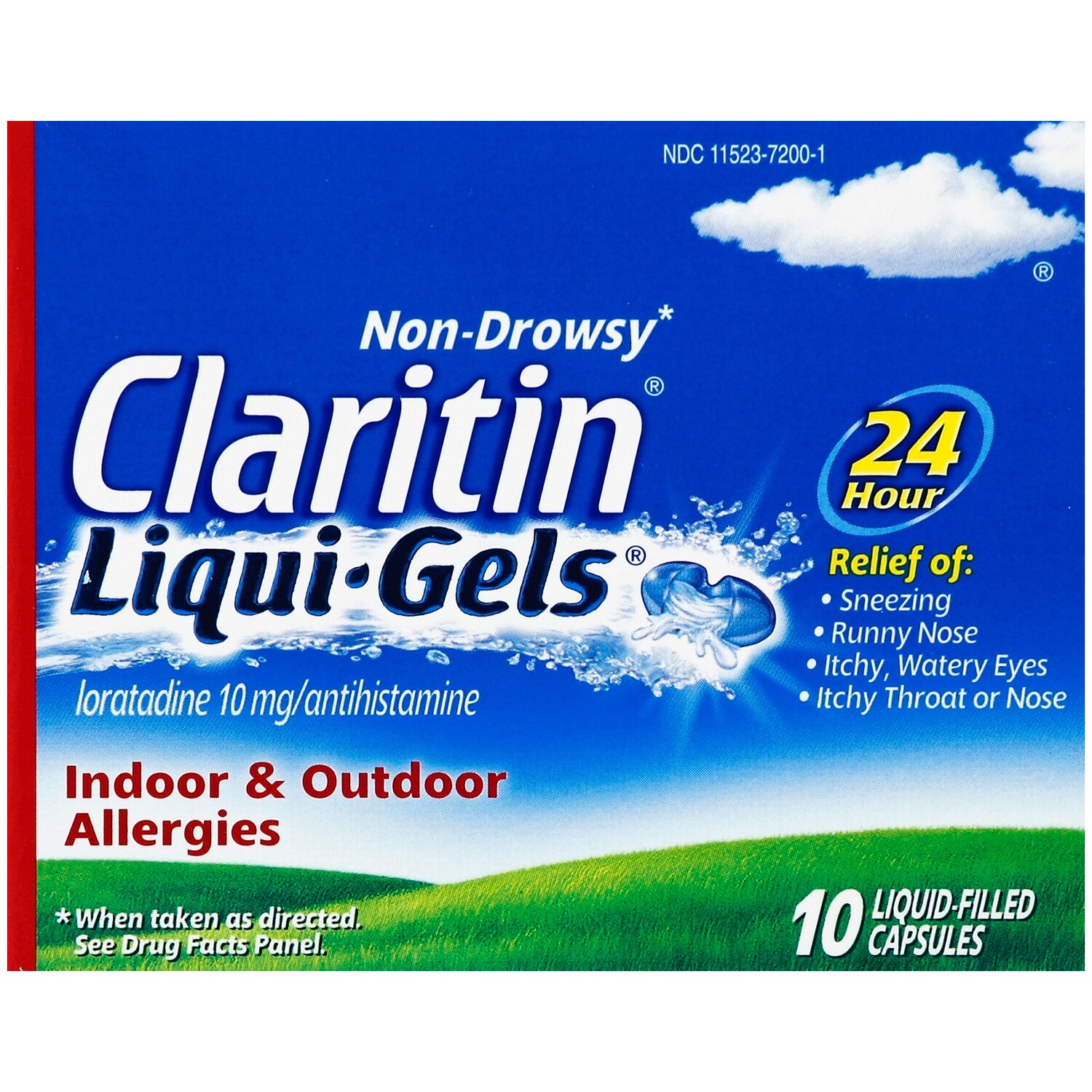 Claritin 24-Hour Indoor and Outdoor Allergies Liqui-Gels