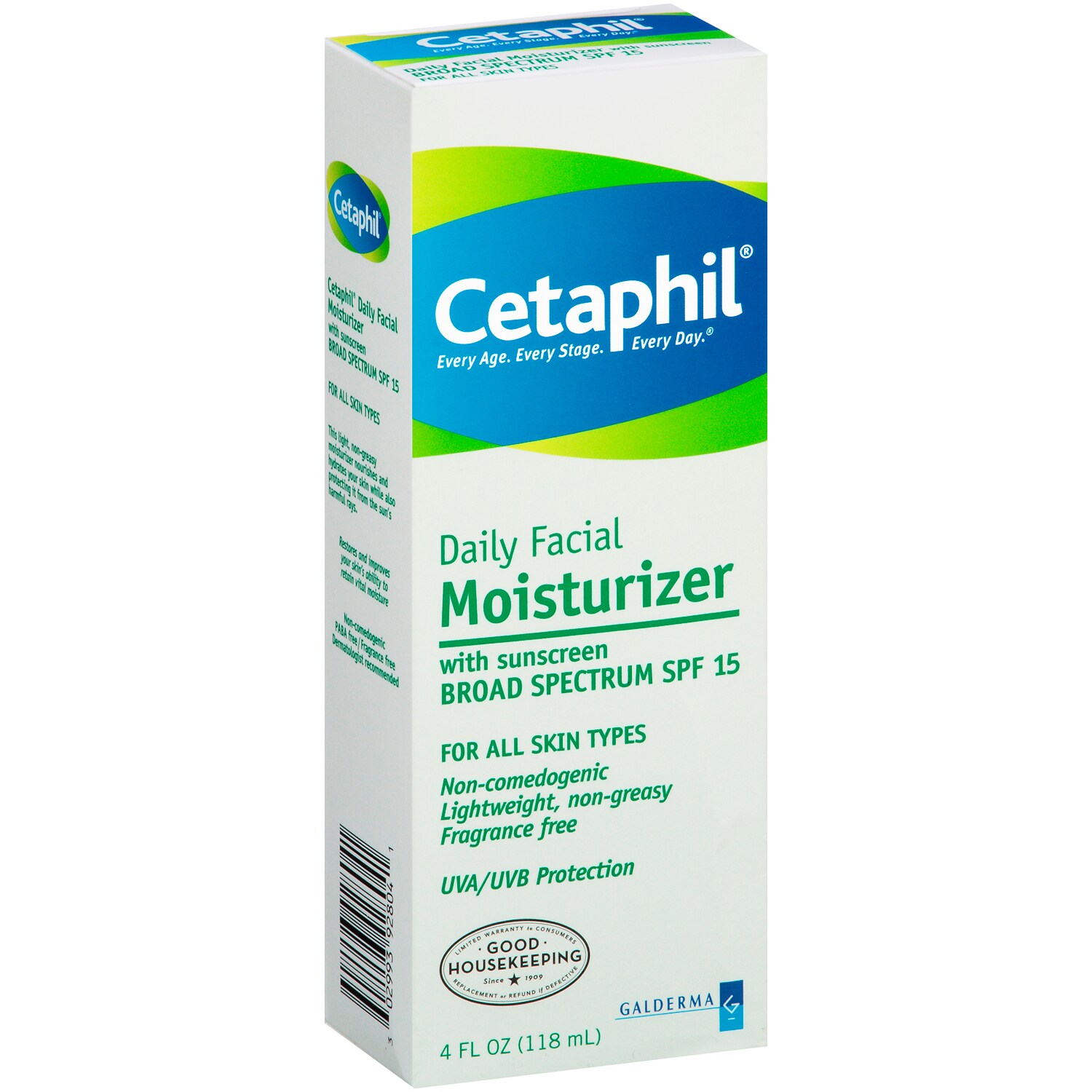 Cetaphil Daily Facial Moisturizer w/ Sunscreen Broad Spectrum SPF 15