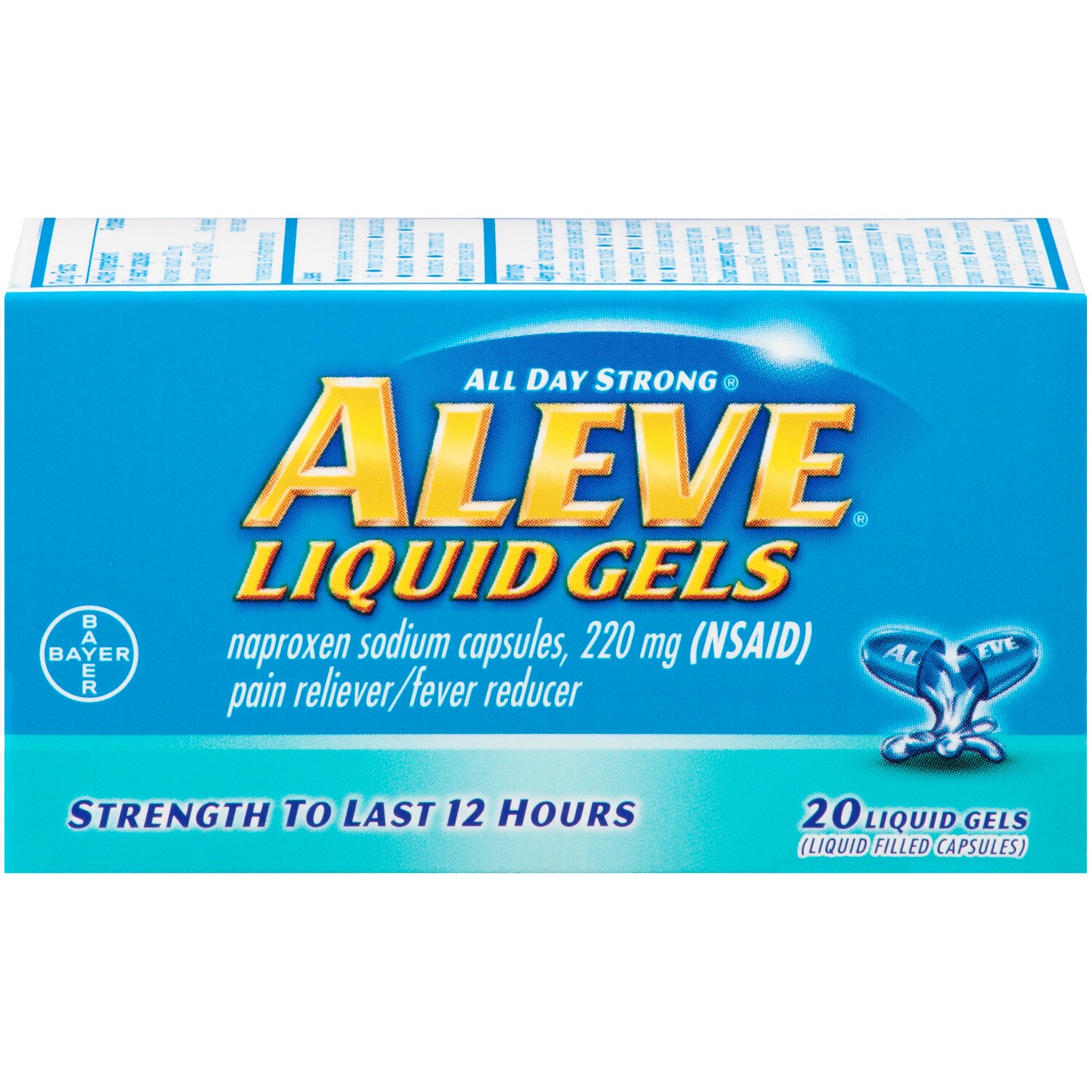 Aleve Liquid Gels, 220mg