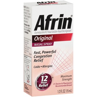 Afrin Original Nasal Spray, Maximum Strength