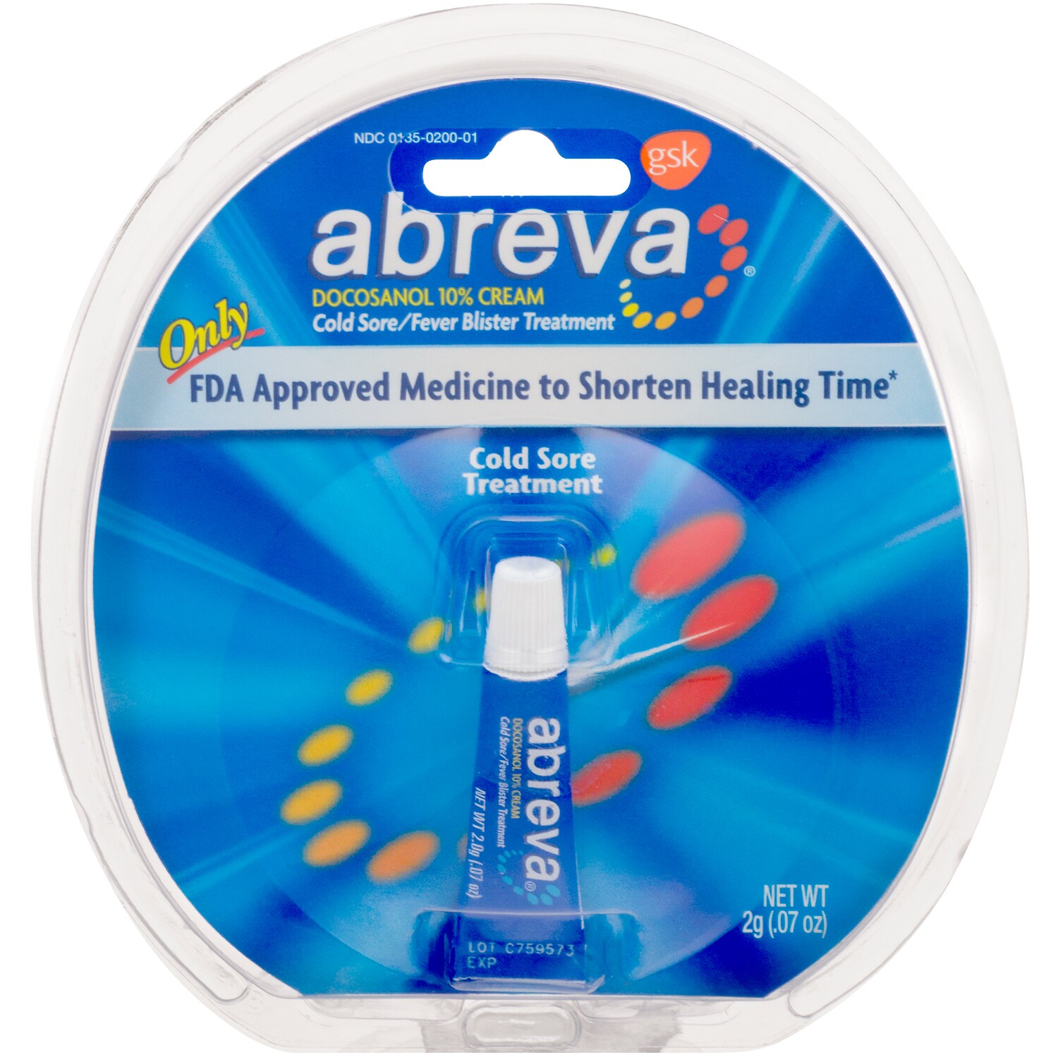 Abreva Cold Sore/Fever Blister Treatment Cream