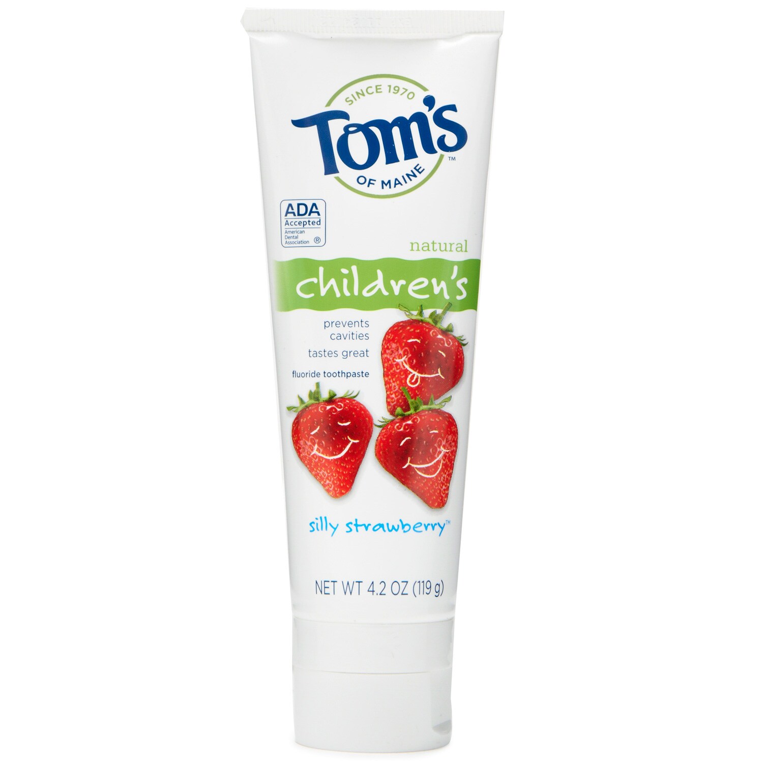 Tom's of Maine Fluoride Children's Toothpaste, Silly Strawberry