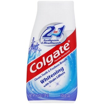 Colgate 2-in-1 Whitening Tooth Paste & Mouthwash