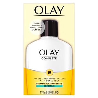 Olay Complete All-Day Moisturizer with Sunscreen, Sensitive, SPF 15