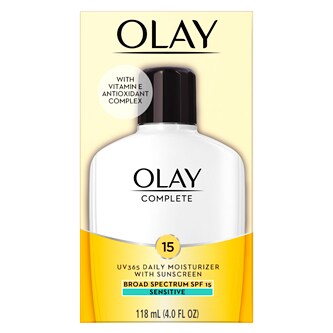 Olay Complete All-Day Moisturizer with Sunscreen, Sensitive, SPF 15