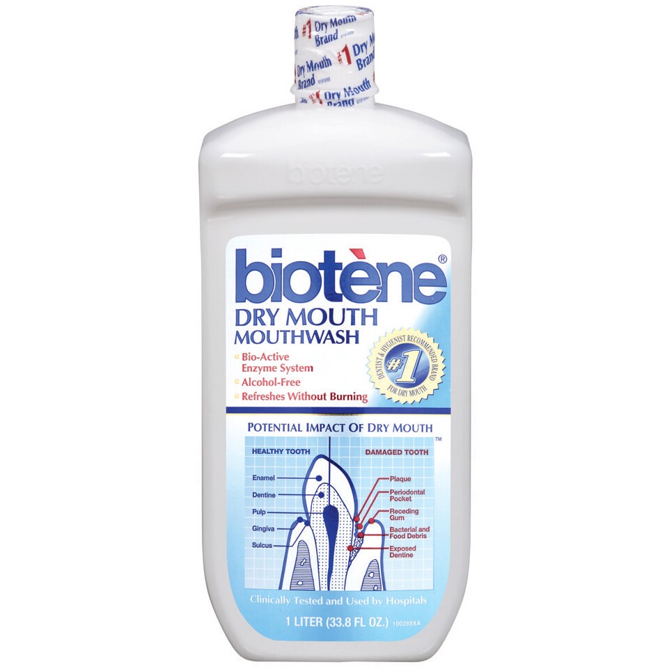 Biotene Oral Rinse for Dry Mouth Symptoms