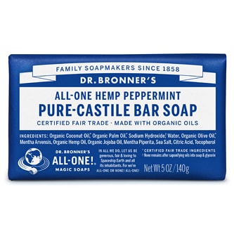 Dr. Bronner's Magic Soaps, All-One Peppermint Pure-Castile Soap