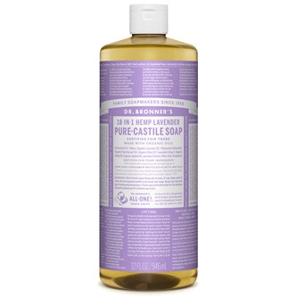 Dr. Bronner's Magic Soaps, 18-In-1 Hemp Lavender Pure-Castile Liquid Soap