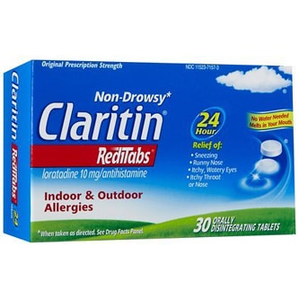 Claritin Non-Drowsy Reditabs, 24 Hour Indoor and Outdoor Allergies, 10mg
