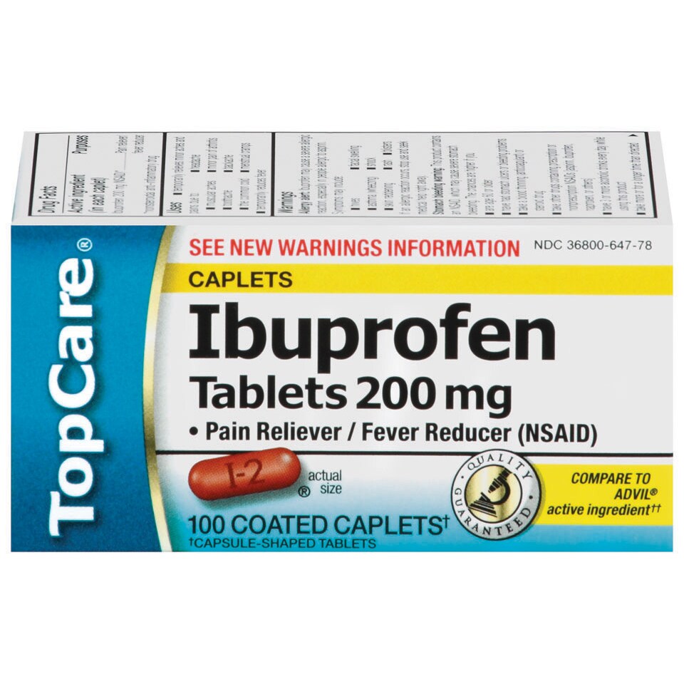 TopCare Ibuprofen Tablets, 200mg