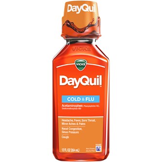 Vicks Dayquil Cold and Flu Relief Liquid Medicine