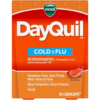 Vicks Dayquil Cold and Flu Relief Liquicaps