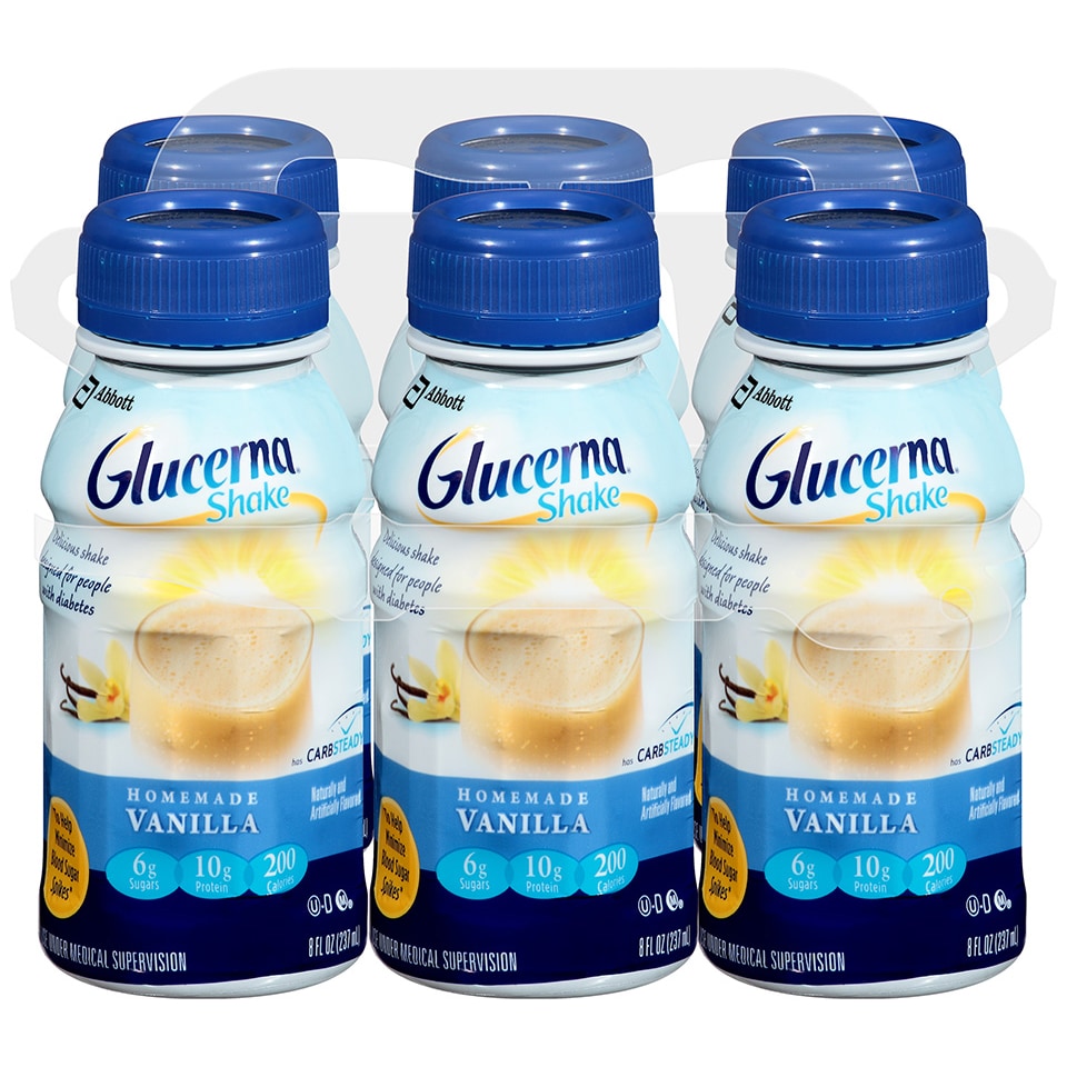 Glucerna Shake, Homemade Vanilla, Plastic Bottles