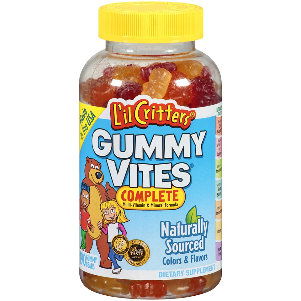 L'il Critters Gummy Vites, Assorted Fruit Flavors