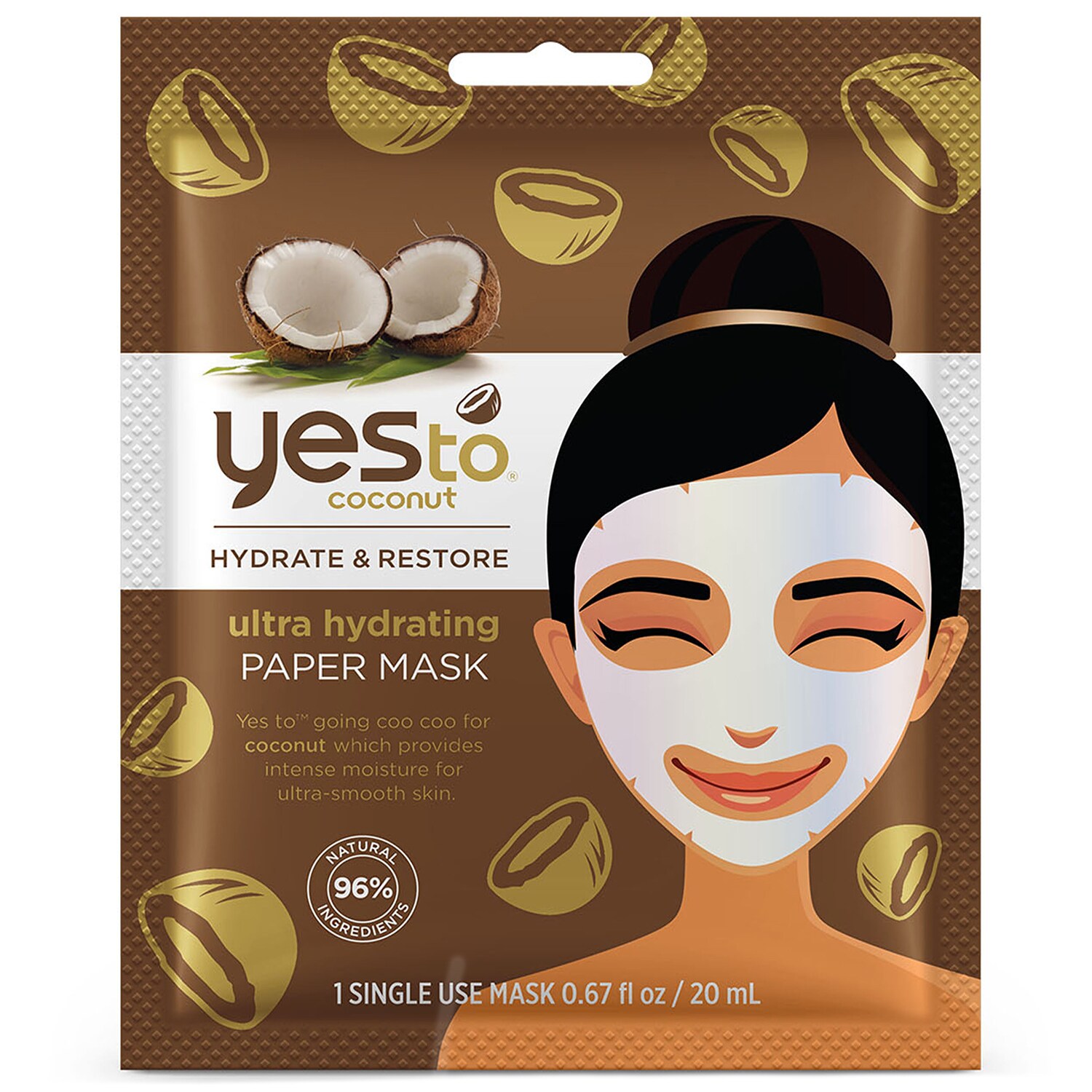 Yes To Coconut Ultra Hydrating Paper Mask