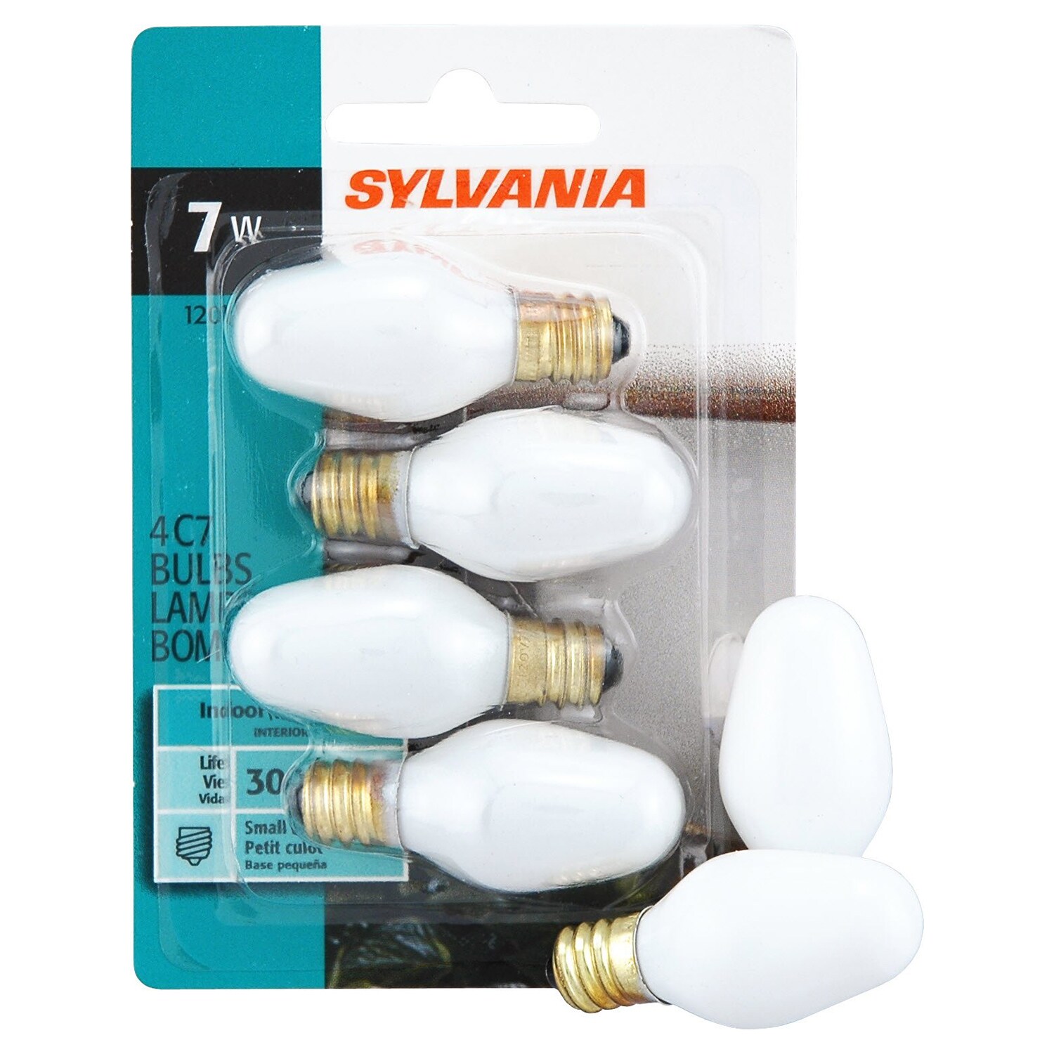 Sylvania Small Indoor Night Light Bulbs, 7W