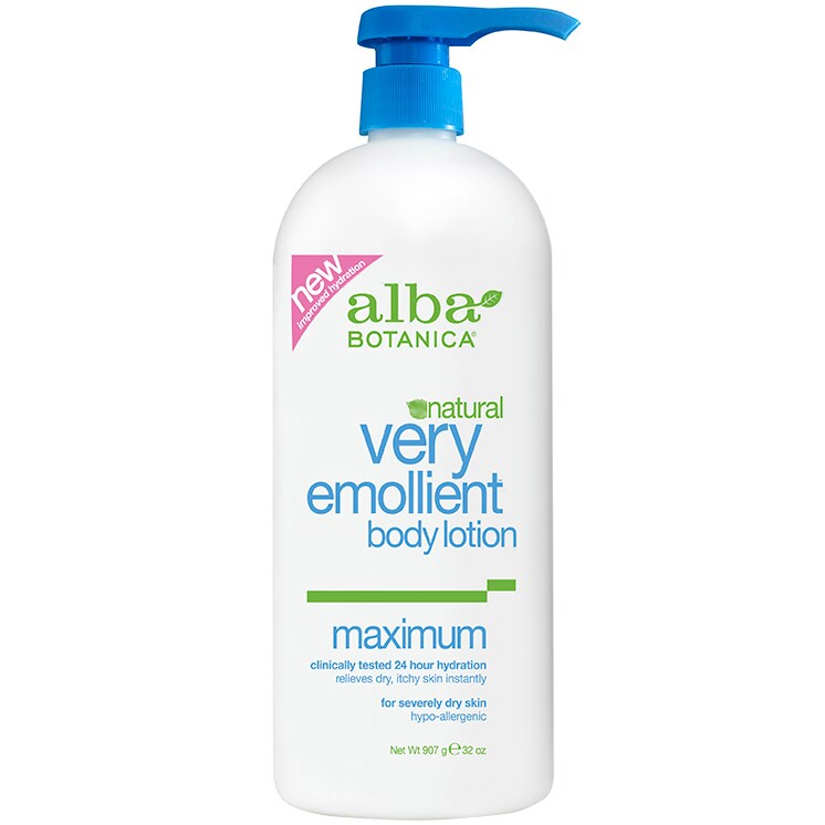 Alba Botanica Natural Very Emollient Body Lotion, Maximum 