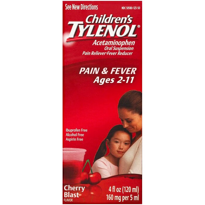 Tylenol Children's Pain and Fever Liquid, Cherry Blast