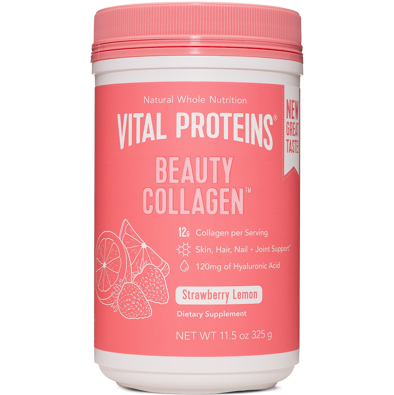 Vital Proteins Beauty Collagen Powder, Strawberry Lemon