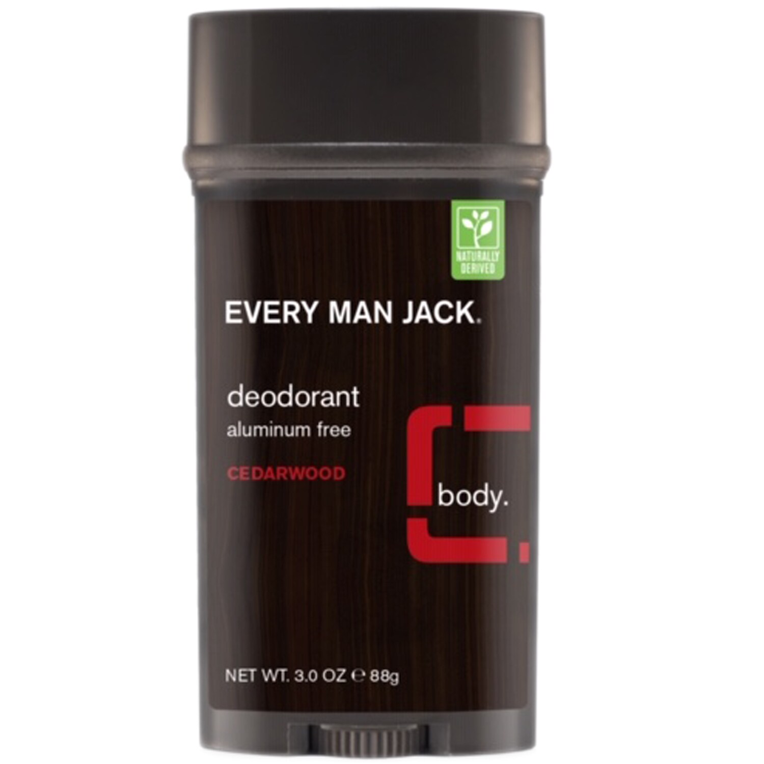 Every Man Jack Aluminum-Free Deodorant, Cedarwood
